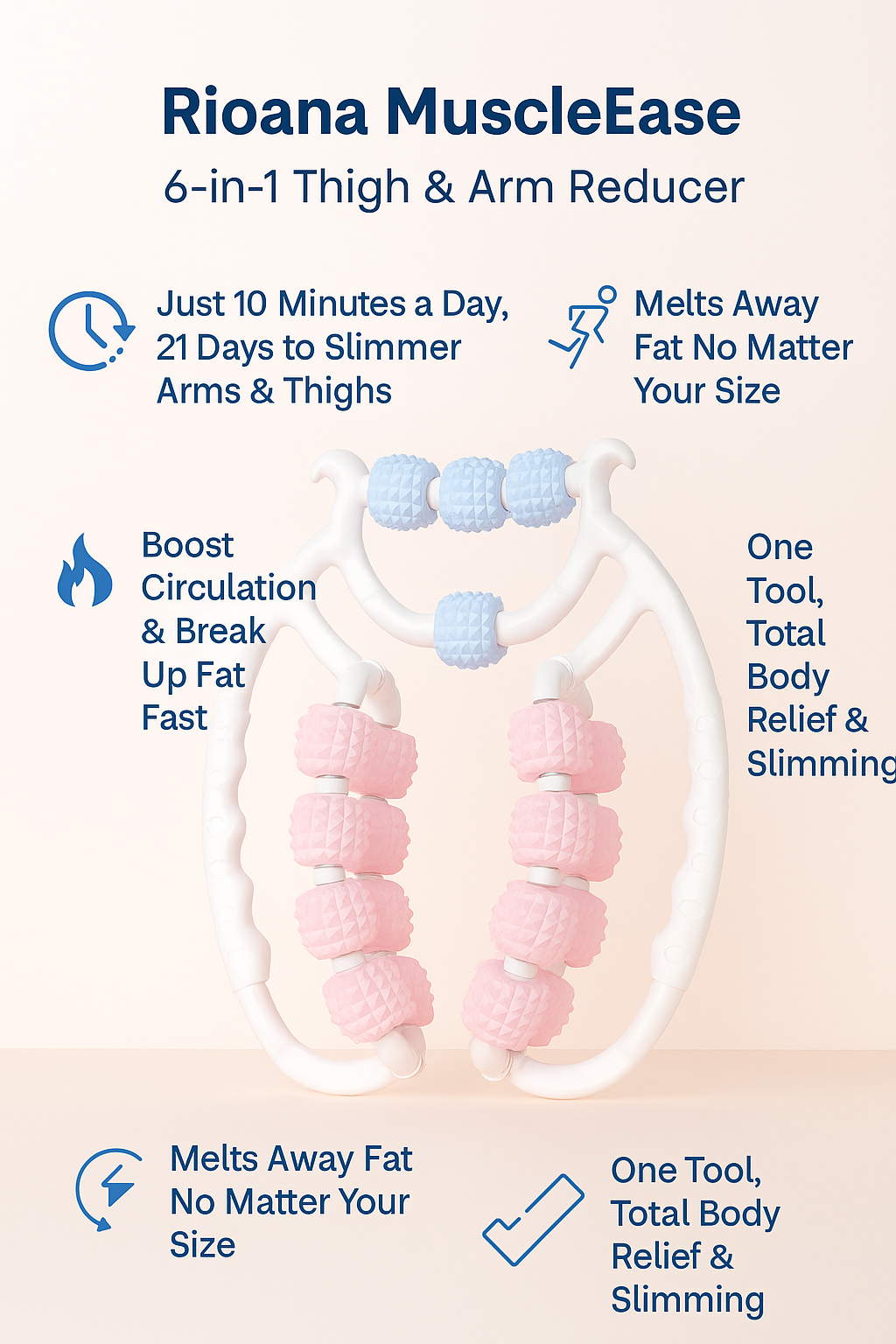 Rioana MuscleEase™ | 6-in-1 Thigh & Arm Reducer