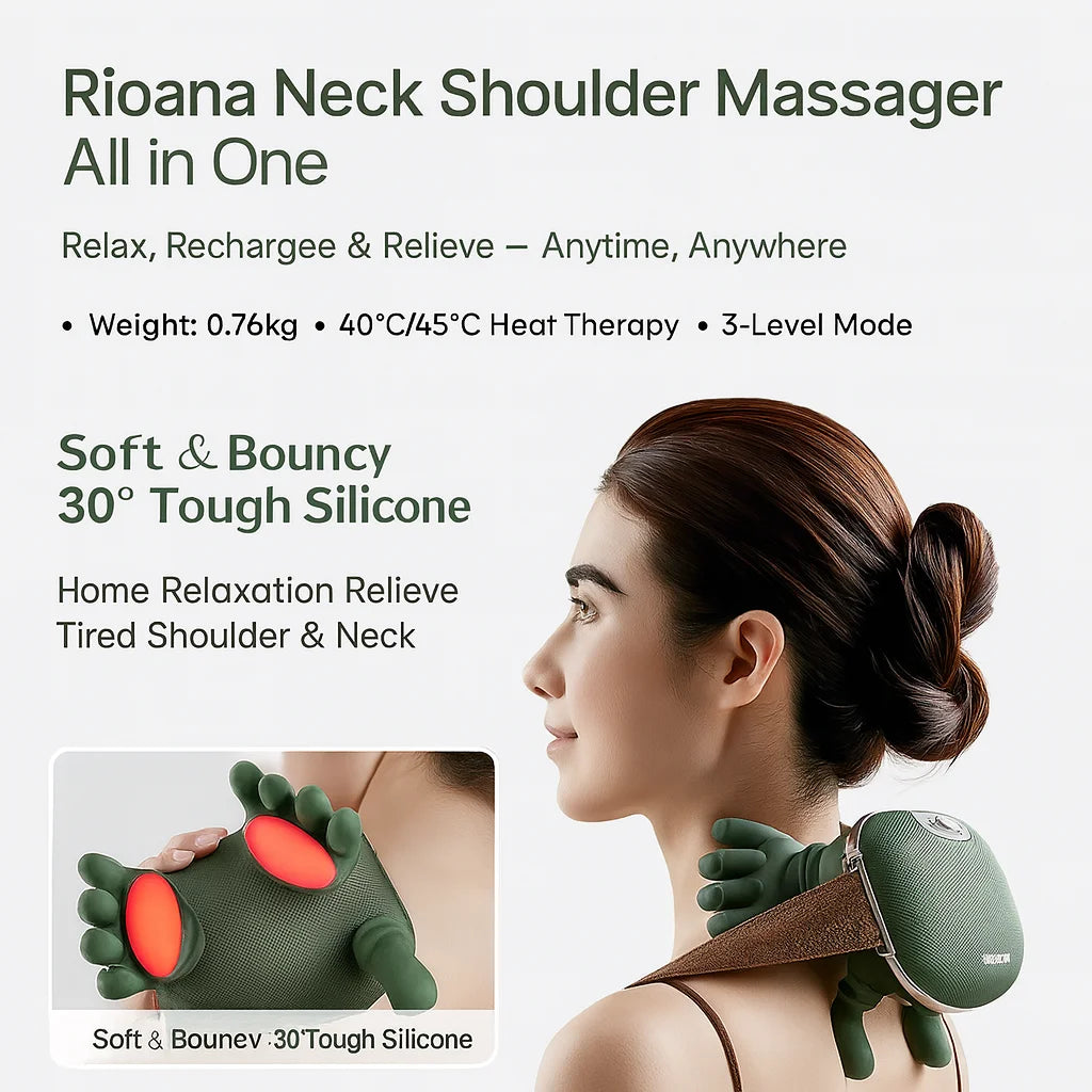 Rioana Neck Shoulder Massager | All in One