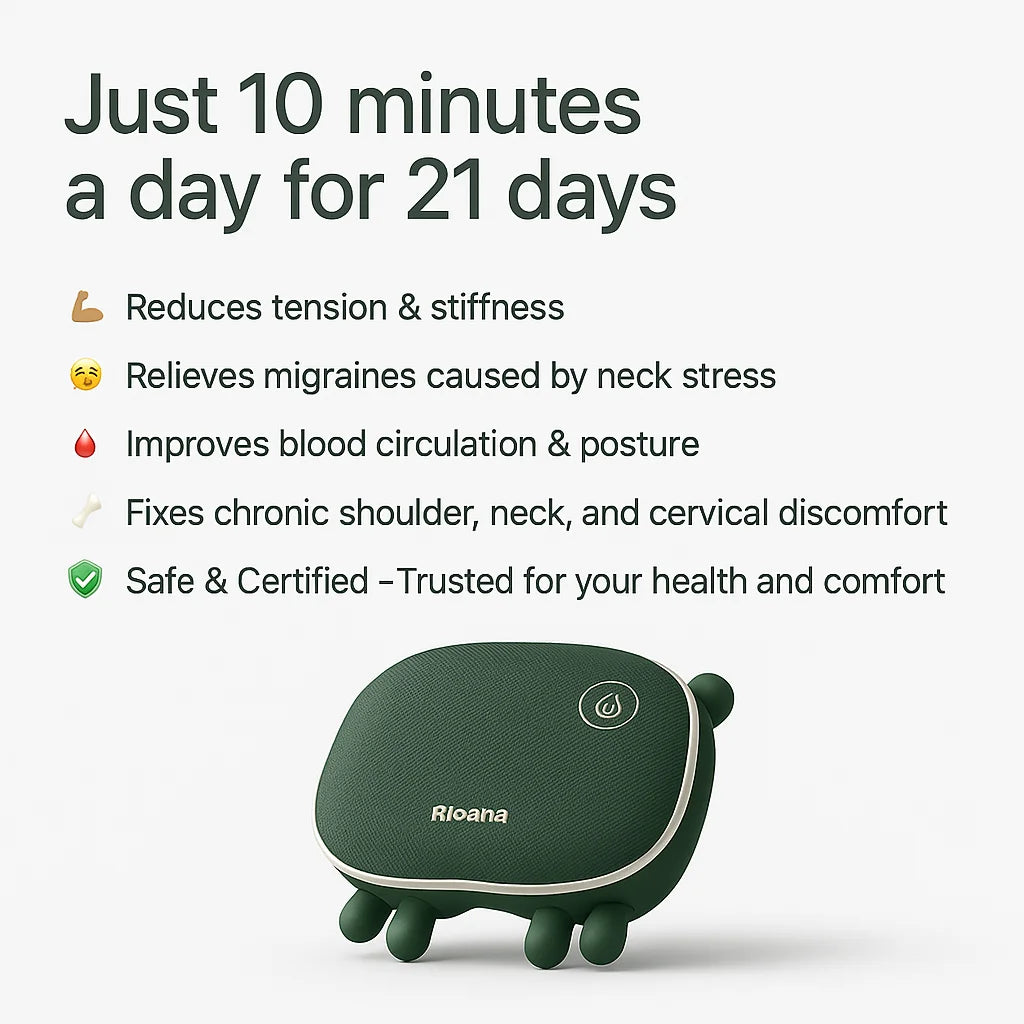 Rioana Neck Shoulder Massager | All in One