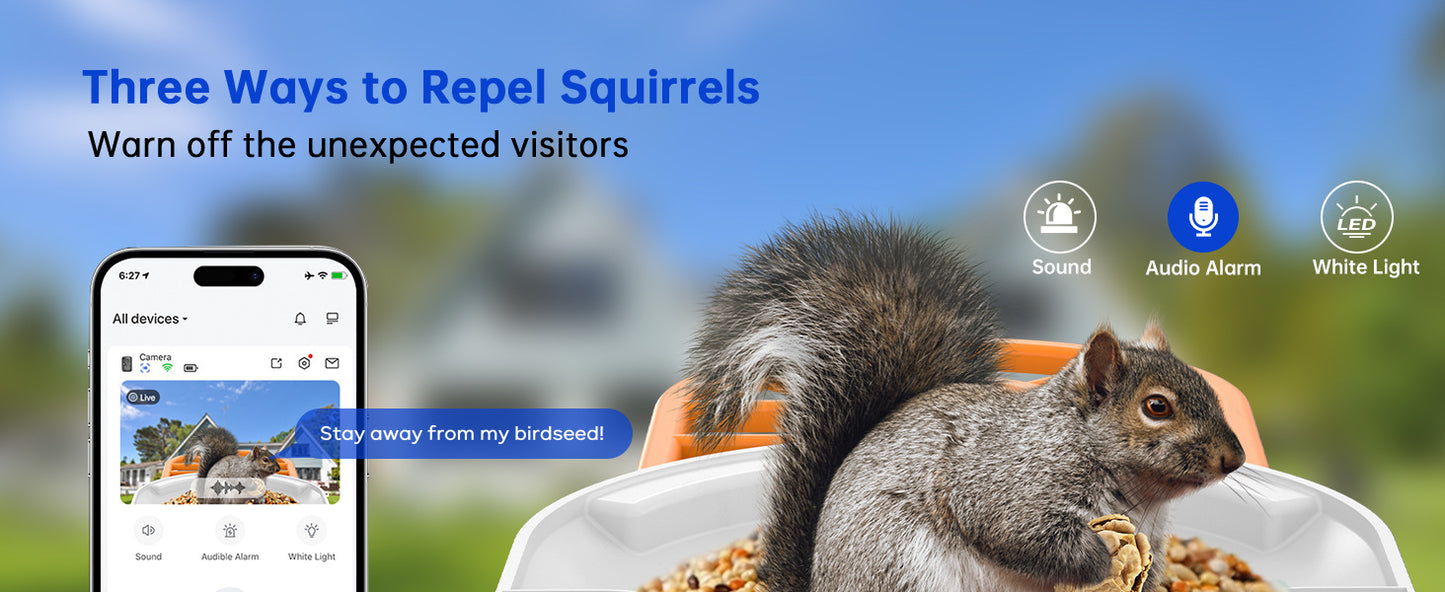 Smart Feeder Surveillance Wireless Camera