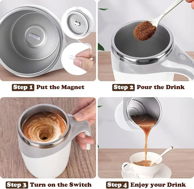 Rioana™ Smart Self-Stirring Mug