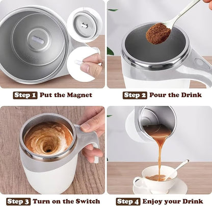 Rioana™ Smart Self-Stirring Mug