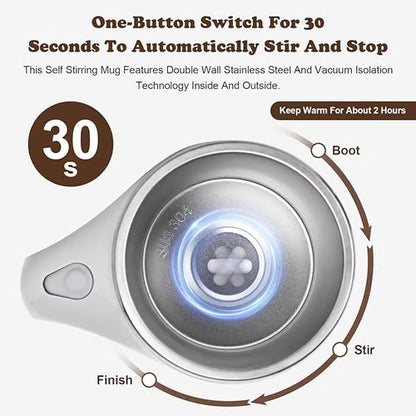Rioana™ Smart Self-Stirring Mug