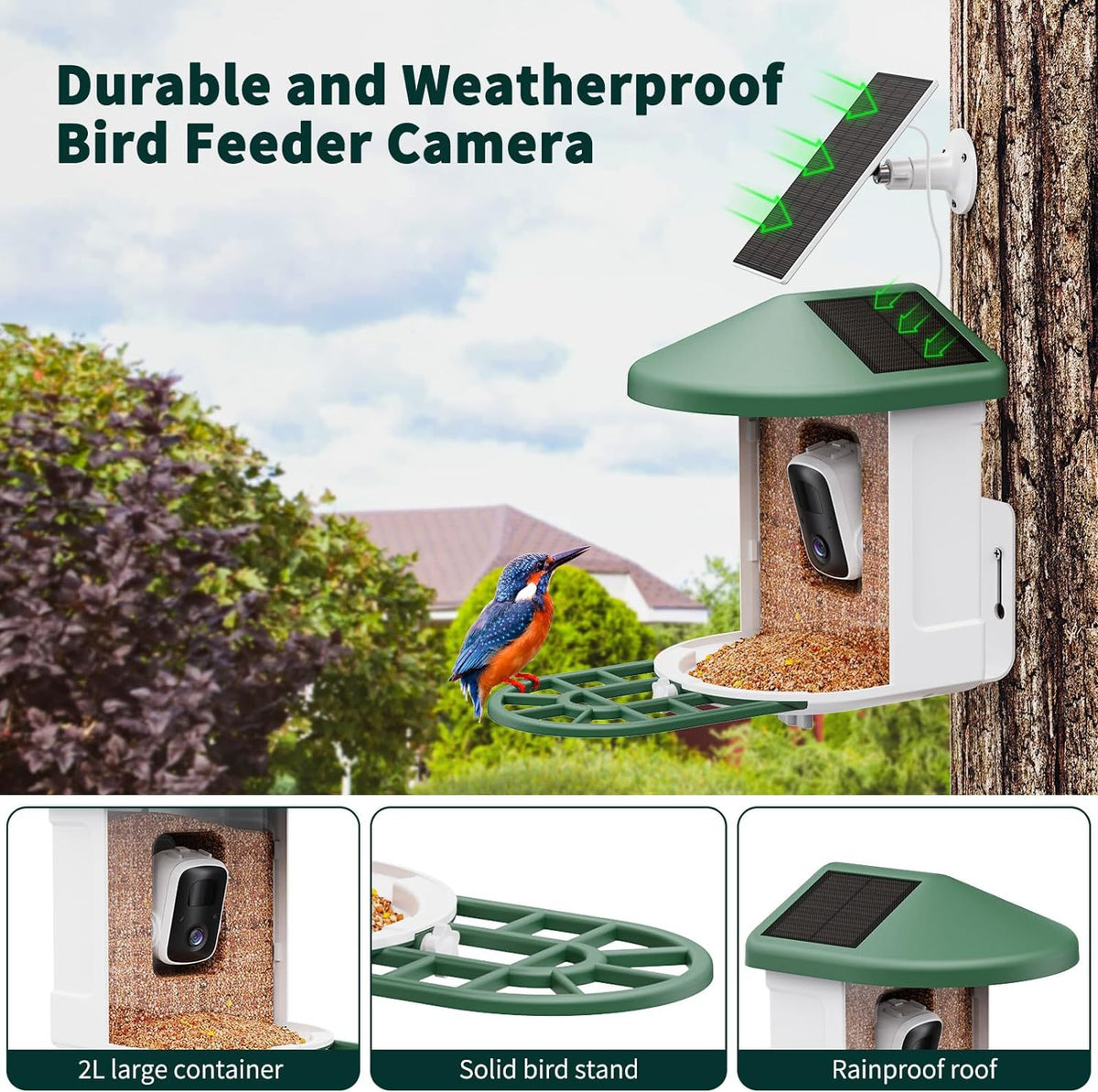 Smart Feeder Surveillance Wireless Camera