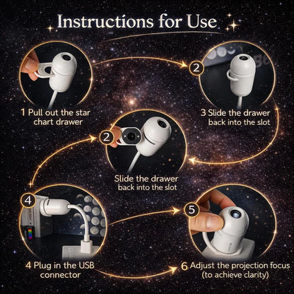 GalaxyMini™ 2-in-1 Night Light Projector