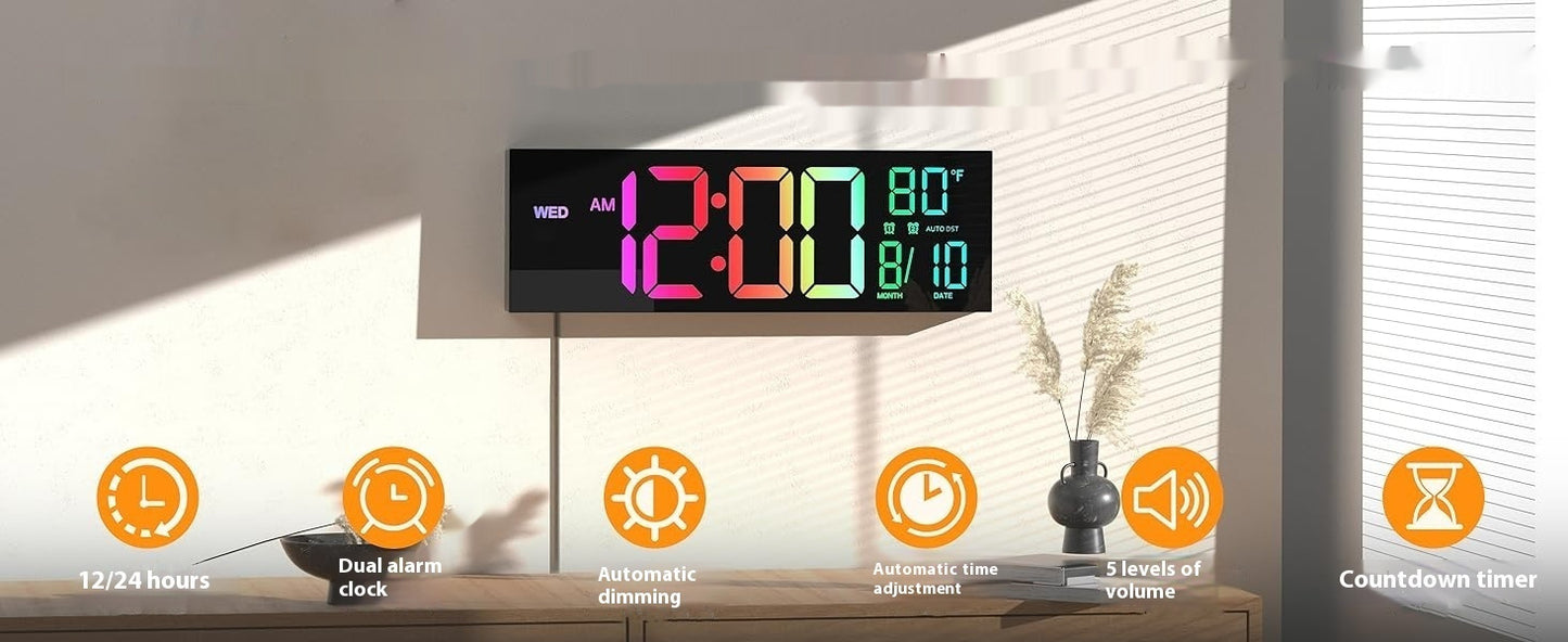 Premium LED Digital Wall Clock™