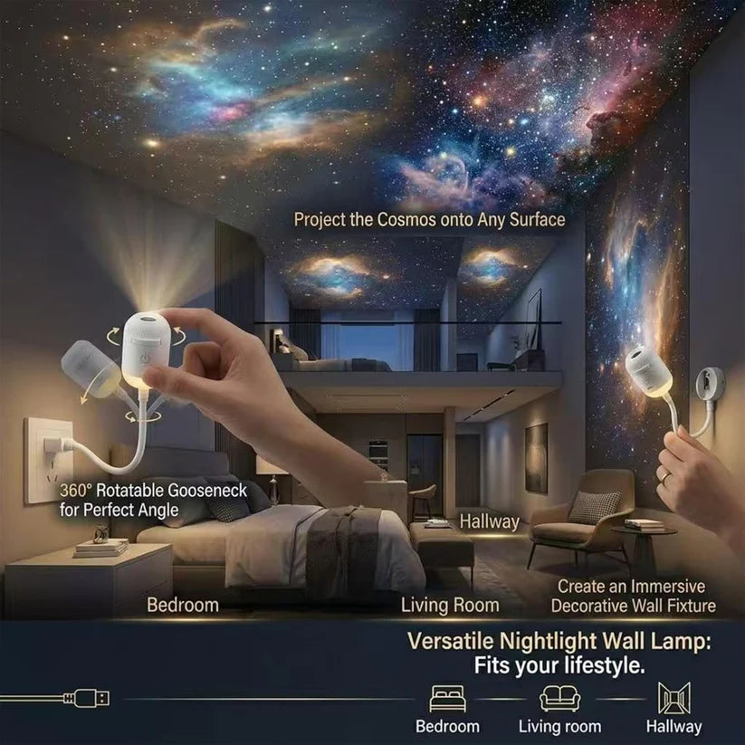 GalaxyMini™ 2-in-1 Night Light Projector