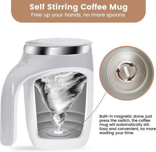 Rioana™ Smart Self-Stirring Mug