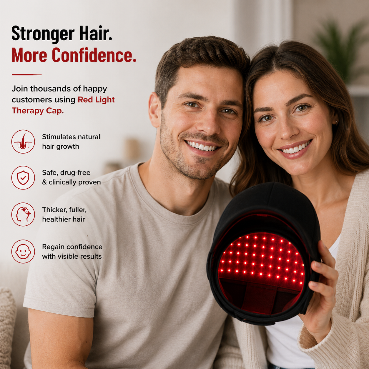 Red Light Therapy cap + Hair Regrowth Kit™