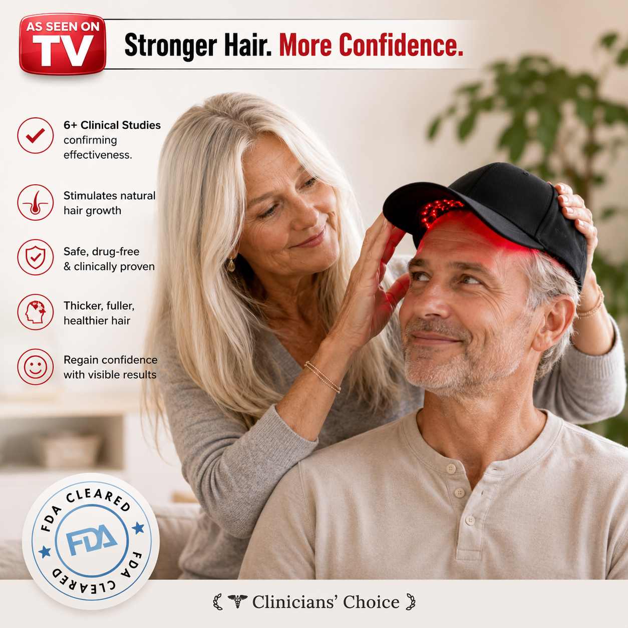 Red Light Therapy cap + Hair Regrowth Kit™