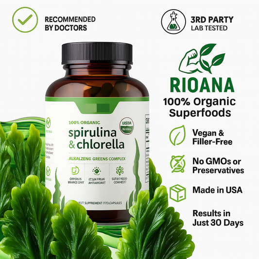 Spirulina Chlorella | Natural Glucose Control, Detox and Antioxidant