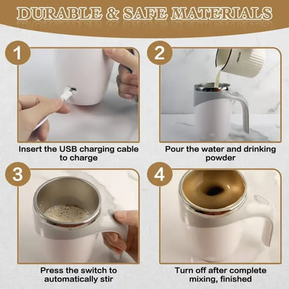 Rioana™ Smart Self-Stirring Mug