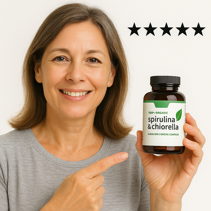 Spirulina Chlorella | Natural Glucose Control, Detox and Antioxidant